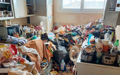 Nettoyage de logement habité par une personne avec syndrome de Diogène